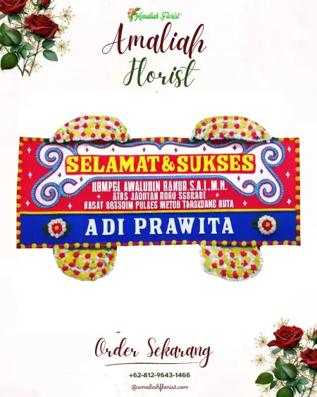 Papan Bunga Ucapan Selamat Lomanis