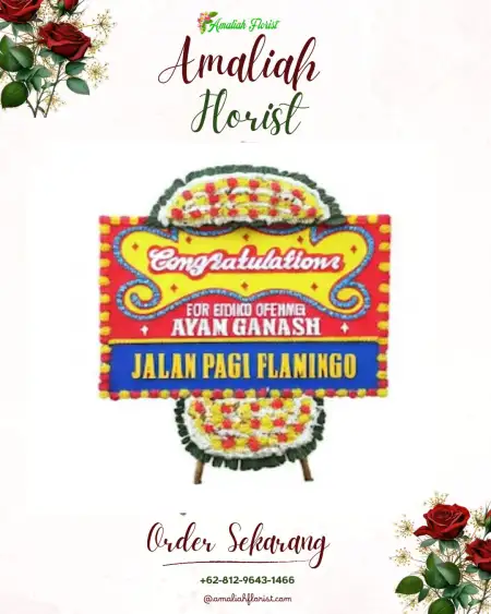 Sewa Papan Bunga Lomanis